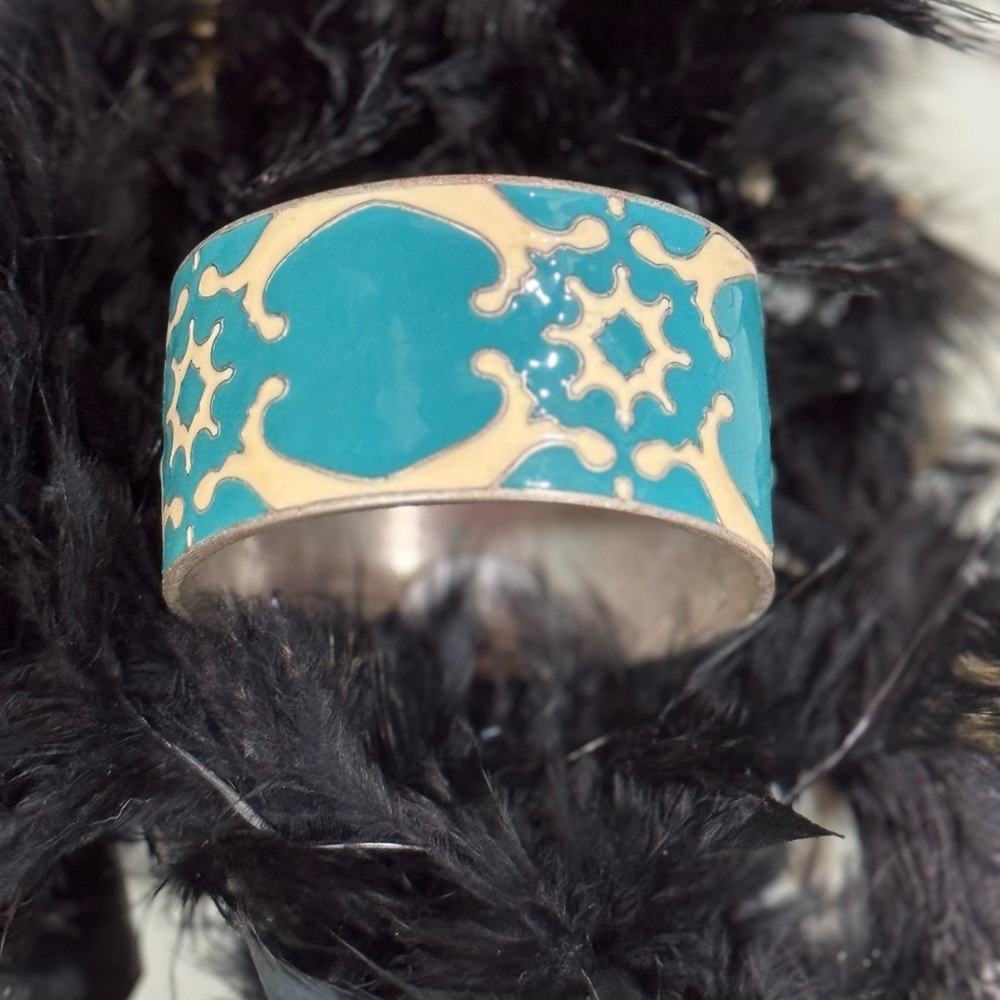 Lucky Brand Turquoise and Cream Bracelet